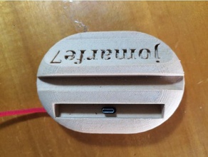 cargador de móvil 3d impresión 3d print model - Mito3D