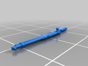 berthier rifle toy game accessories 3d print model - Mito3D