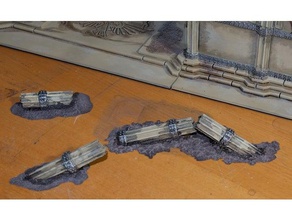 scatter terrain columns games 3d print model - Mito3D