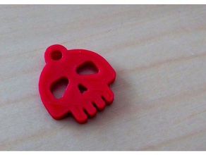 skull pendant costume 3d print model - Mito3D