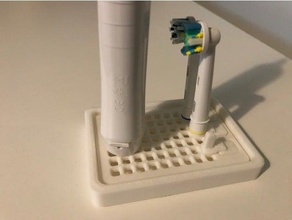 suporte da escova de dentes oral casa banho higiénica oral-b 3d print model - Mito3D