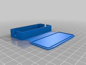 customizable case rectangular 80mm containers 3d print model - Mito3D