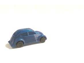 mini vw beetle de tri véhicules 3d print model - Mito3D