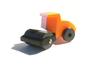 mini steamroller vehicles 3d print model - Mito3D