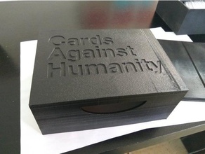 cartões contra a humanidade caixa brinquedo jogo acessórios 3d print model - Mito3D