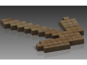 minecraft kazma sahne 3d print model - Mito3D
