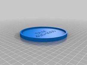coaster kitchen dining customized 3d print model - Mito3D