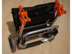 joint make cart fold half diy jointed locking mechanism shopping 3d print model - Mito3D
