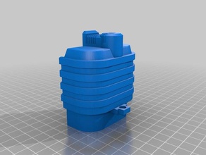 nerf rapidstrike bandeja de la batería expansor deporte al aire libre 3d print model - Mito3D