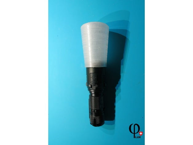 diffusor nitecore mh20 outdoor & garden taschenlampe 3D print model - Mito3D