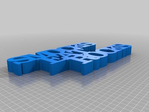 grembiulini mangiare rocce sculture personalizzato 3d print model - Mito3D
