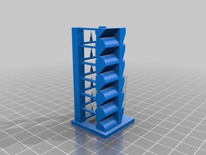 temp tower 220-245 3d printing tests customized 3d print model - Mito3D