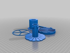 universal spring 3d solutech hub printer accessories customized 3d print model - Mito3D
