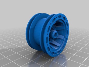 wpl de rueda carro v2 beadlock 3d impresión 3d print model - Mito3D