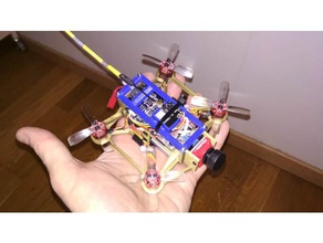 çerçeve 2 inç caddx kaplumbağa v2 rc araç 2040 drone racer gerçek yarışçı yarış quadcopter 3d print model - Mito3D