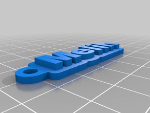 melih keychains customized 3d print model - Mito3D