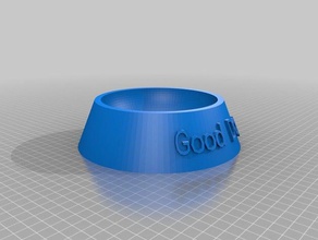 personalizar totalmente paramétrico de perro tazón pugmire juguete juego accesorios 3d print model - Mito3D