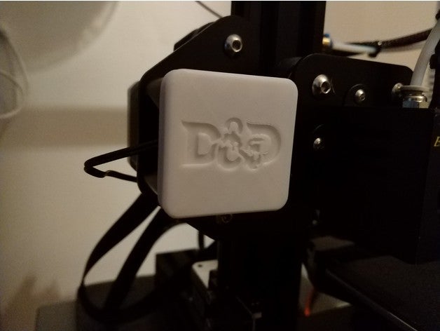 dungeons dragons 3 qr cap ender 3d yazıcı aksesuarlar kodunu 3D print model - Mito3D