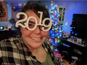2019 gancho de año nuevo las gafas feliz nsfw 3d print model - Mito3D