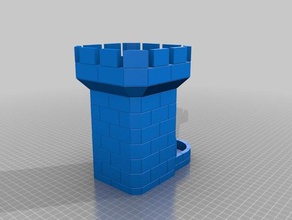 mooseorama Würfel-Turm Spielzeug & Spiele 3d print model - Mito3D