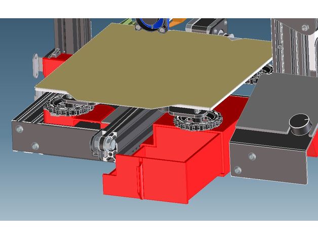 ender 3 Schubladen 3d Drucker - Zubehör creality 3D print model - Mito3D