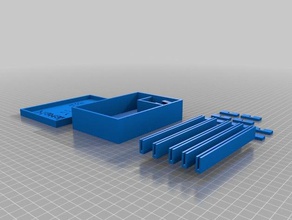 hanabi box card holder 3d printing printer boardgame 3d print model - Mito3D