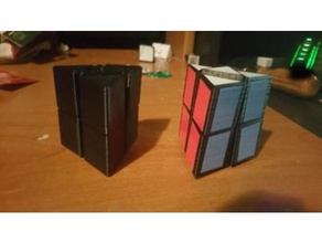 2x2 triangular prism puzzles cube rubiks triangle twisty puzzle 3d print model - Mito3D