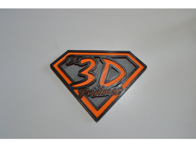de3dprintman logo printing 3dprintable 3dprinting 3dprintingcommunity makers makersgonnamake makersmovement prusa prusai3 prusai3mk3 teamorange 3D print model - Mito3D