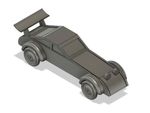 derby car 3d printing pinewood 3d print model - Mito3D