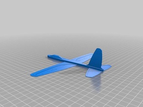 montiert monarch glider sport & im freien Flugzeug Fliegen Spaß outdoor Gummi-band - Spielzeug Waffe 3d print model - Mito3D