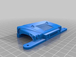 hmmwv style ender 3 board fan guard 3d printer accessories 3d print model - Mito3D