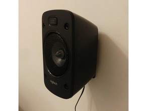 logitech z906 alto-falantes surround de montagem na parede 0 75 ângulo áudio 3d print model - Mito3D