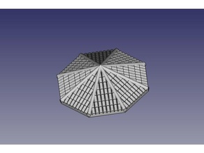 tejados octogonales teja para exin castillos costruzione i giocattoli castelli 3d print model - Mito3D