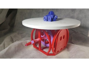 hand cranked turntable parts nsfw 3d print model - Mito3D
