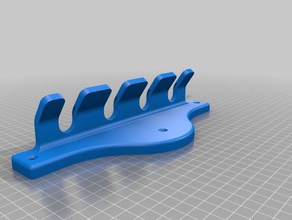 bastones de marcha nórdica montaje en pared organización 3d print model - Mito3D
