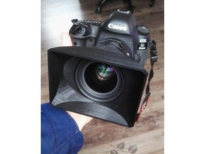 lenshood sigma 35mm f14 art mattebox gegenlichtblende eng television camera style canon dslr lens hood photography 3d print model - Mito3D