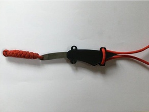 kiridashi sheath clip retainer sport outdoors knife 3d print model - Mito3D