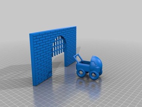 offene Tore-release Tier Skulpturen 3d print model - Mito3D