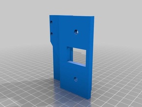makergear m2 wade extrudeuse plaque d'adaptation 3d l'impression 3d print model - Mito3D
