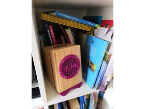 ikea dragan caixa de alto-falante o áudio bater phat picoreplayer pimoroni pi zero framboesa raspberry alto-falantes squeezebox 3d print model - Mito3D