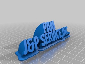 j&p pam ofis özelleştirilmiş 3d print model - Mito3D