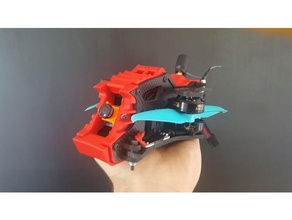 moka Schwerkraft diy fpv Kamera mount fpv-racer mokaframe quadcopter frame 3d print model - Mito3D