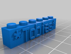 tobias de la construcción los juguetes personalizado 3d print model - Mito3D