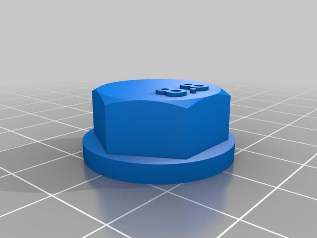 m12 bolt head fridge magnet organization 3D print model - Mito3D