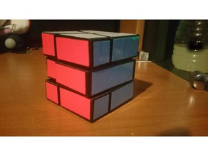 quadrado-0 quebra-cabeças cubo rubiks cube quadrada 0 quadrado-1 sinuoso do enigma 3d print model - Mito3D