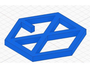 exo logotipo la música 3d print model - Mito3D