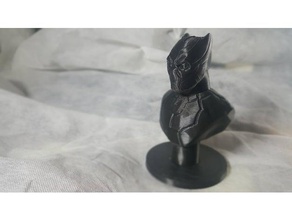 pantera negra busto esculturas vingadores avengersinfinitywars infinito de guerra blackpanther marvel 3d print model - Mito3D