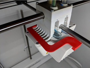s5 fan door bracket clip latch 3d printer accessories ultimaker 3d print model - Mito3D