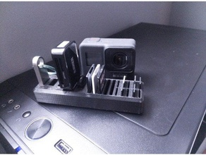 sd micro usb titulaire de la caméra lecteur flash carte 3d print model - Mito3D