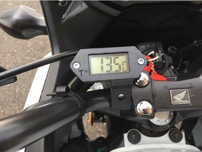 moto thermomètre de montage passe-temps 22mm guidon support la température capteur le titulaire 3d print model - Mito3D